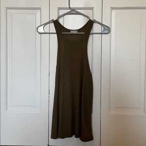Green tank top